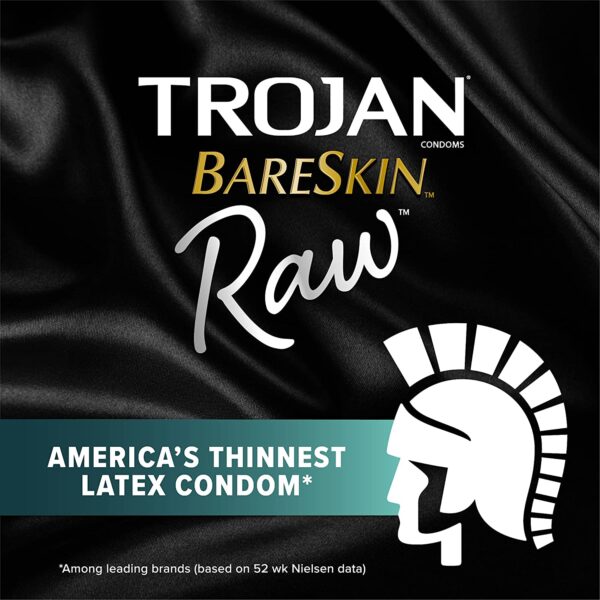 Trojan Bareskin Raw Ultra-Thin Condoms –