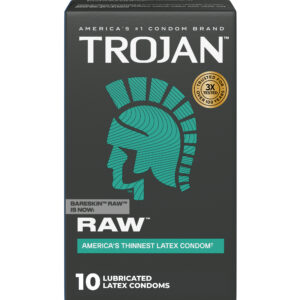 TROJAN BARESKIN RAW 10 Count Condoms