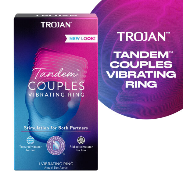 Trojan Tandem Couples Vibrating Ring - Paradise Marketing