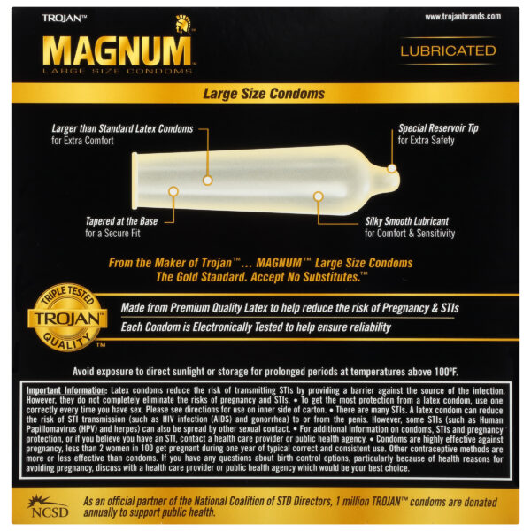 Trojan Magnum 36 Count Condoms - Paradise Marketing Trojan Magnum 36 Count Condoms - Paradise Marketing