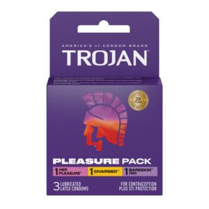 Trojan Pleasure Pack 3 Count Condoms