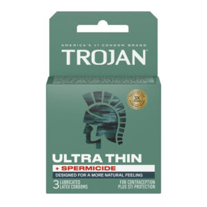 Trojan Ultra Thin Armor (Spermicidal) 3 Count Condoms