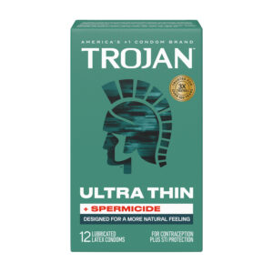 Trojan Ultra Thin Armor (Spermicidal) 12 Count Condoms
