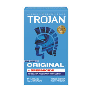 Trojan Original Spermicidal 12 Count Condoms