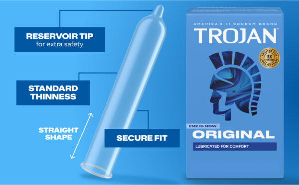 trojan non lubricated condoms review Trojan® Non-Lubricated Condoms One Size Fits Most – 3 Count main image 1