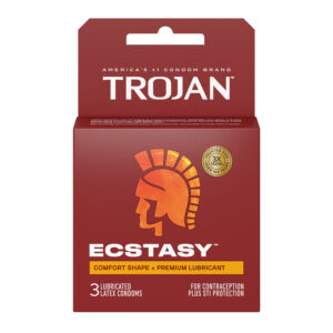 Trojan Ecstasy 3 Count Condoms