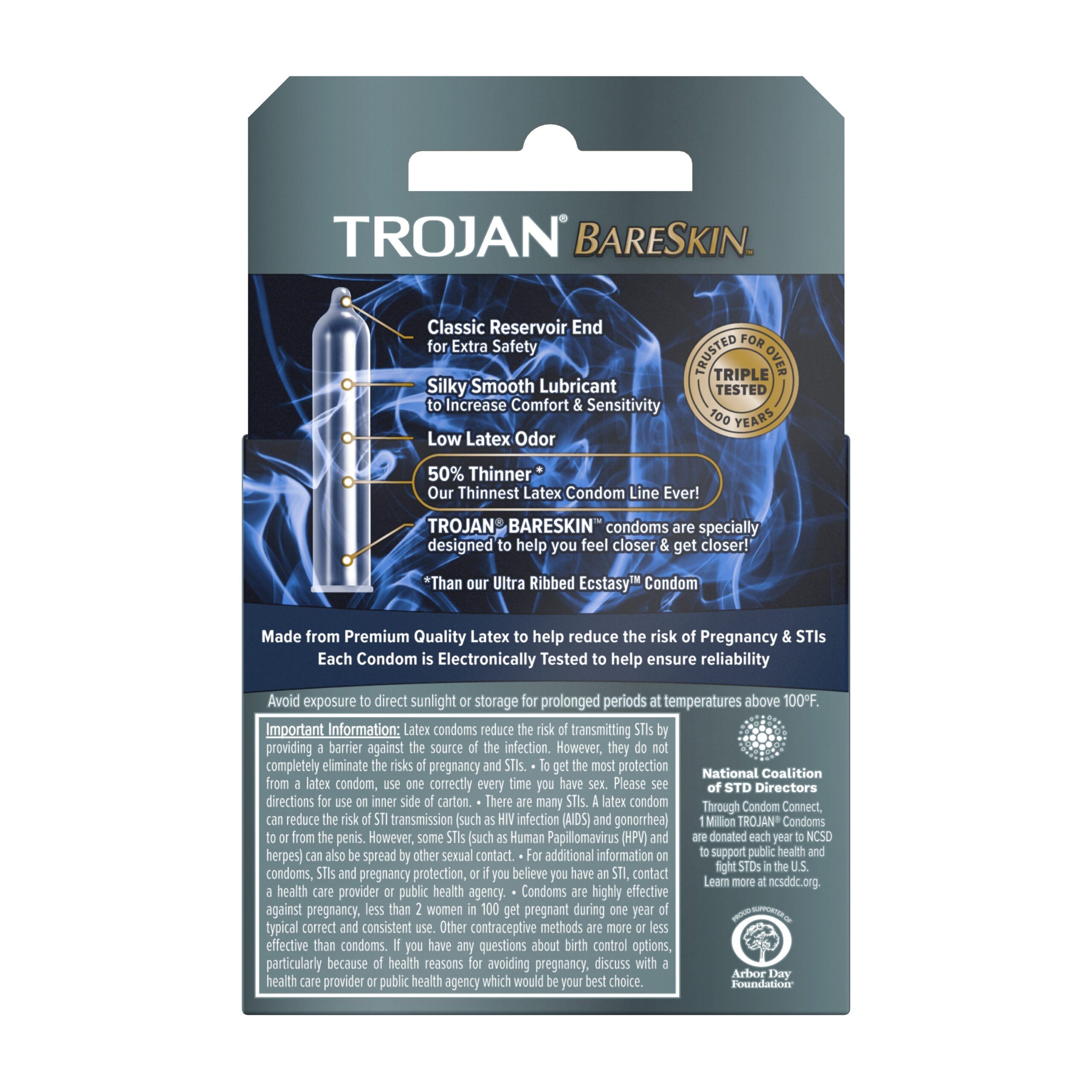 Trojan BareSkin 3 Count Condoms - Paradise Marketing