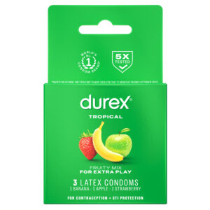 Durex Tropical 3 Count Condoms