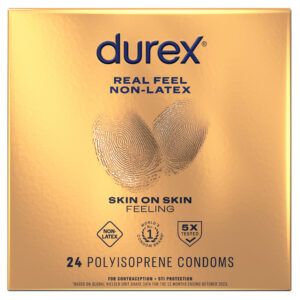 Durex Real Feel Non-Latex 24 Count Condoms
