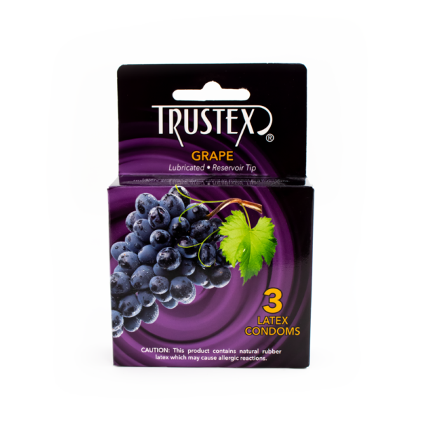 Trustex Grape 3-count - Front
