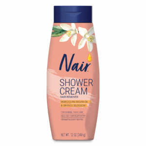 Nair Shower Cream Hair Remover Moroccan Argan Oil & Orange Blossom 12oz