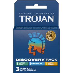 Trojan Discovery Pack 3 Count Condoms