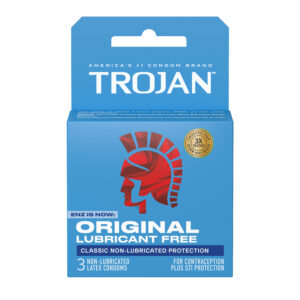 Trojan ENZ Non-Lubricated Condoms 3 Count Condoms