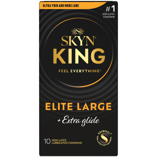 SKYN KING ELITE LARGE XTRA GLIDE 10 US_Front View