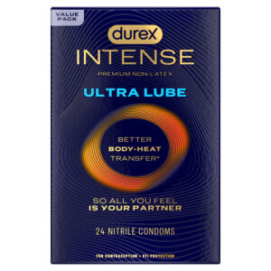 Durex Intense Nitrile Ultra Lube 24 Count Condoms