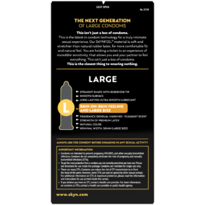 SKYN KING LARGE 12 US_Back View